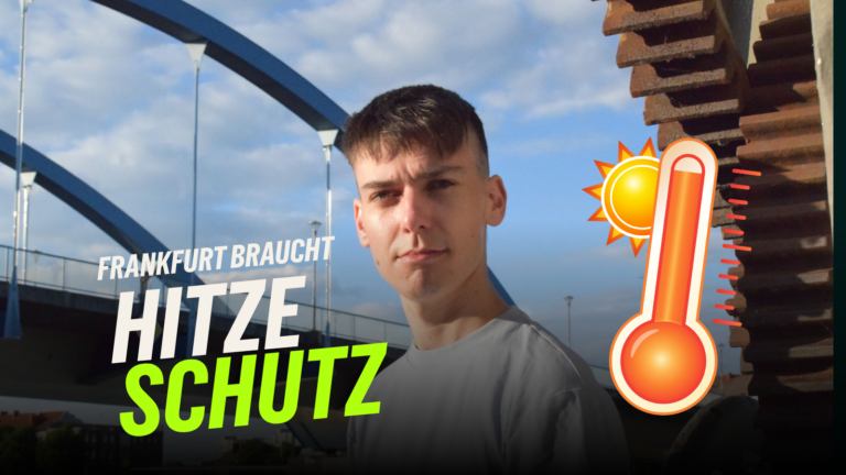 Der Sommer war zu heiß! Frankfurt (Oder) braucht Hitzeschutz.